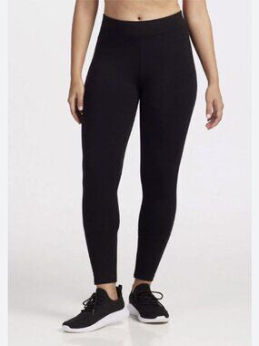 Woolx Duralite Stella Leggings Merino Wool Black High Rise Baselayer Tights